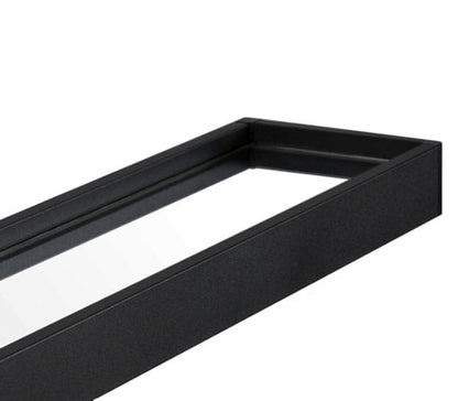 Lustro z półką 70 cm czarne