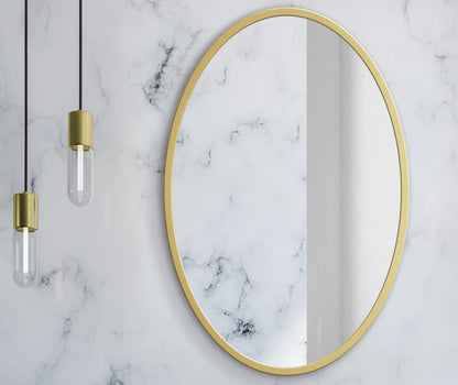 Lustro 80 cm złota rama
