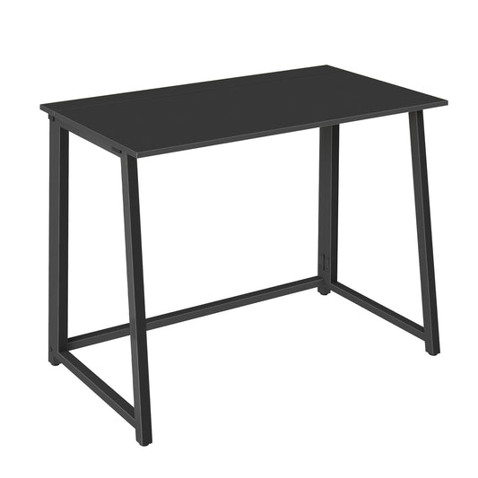 Biurko Komputerowe 80x40x75 cm - czarne / nogi czarne