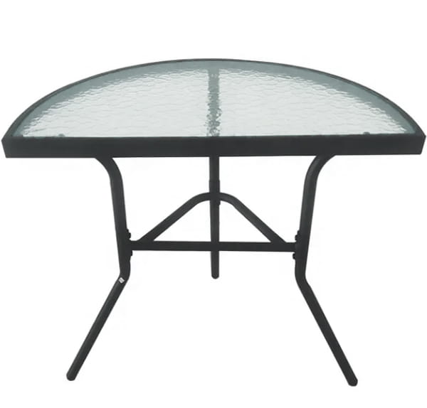 Stolik kawowy stół ogrodowy balkonowy półokrągły 70cm