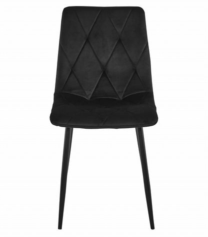 Zestaw stół 120x80cm Craft Czarny + 4 krzesła  czarne