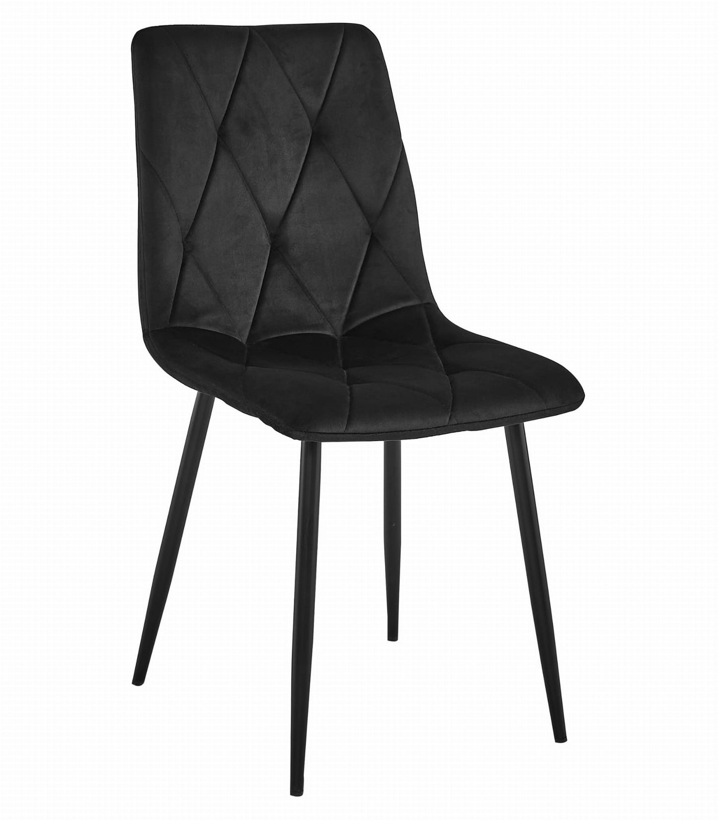 Zestaw stół 120x80cm Craft Czarny + 4 krzesła  czarne