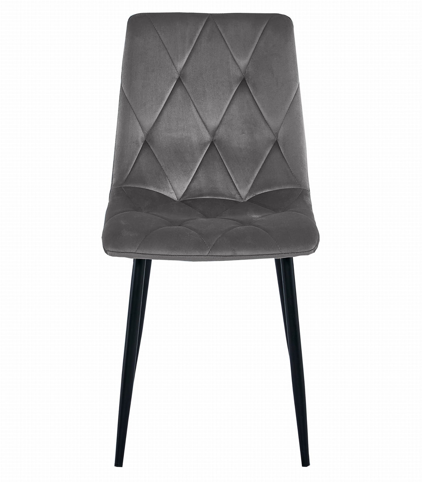 Zestaw stół  120x80cm Craft Czarny + 4 krzesła szare