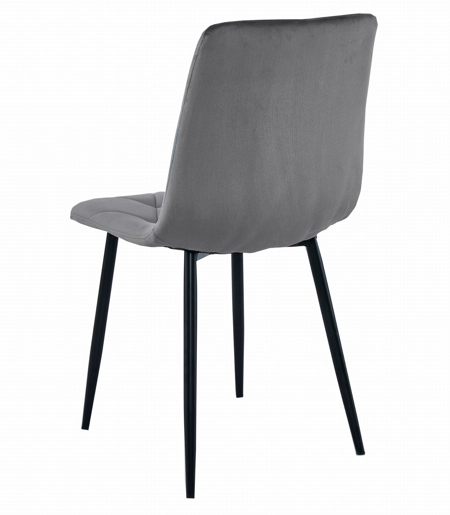 Zestaw stół  120x80cm Craft Czarny + 4 krzesła szare