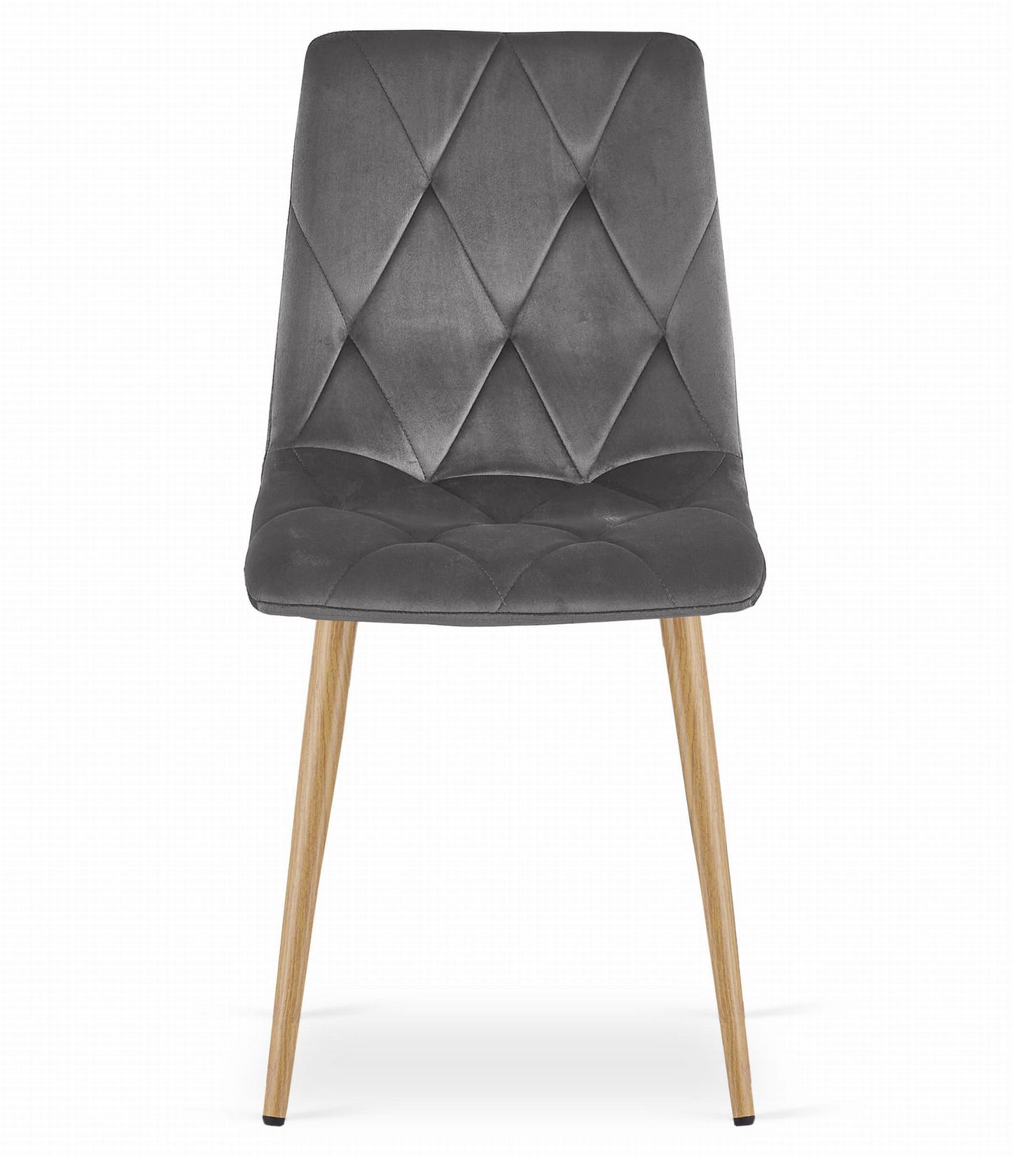 Zestaw stół 120x80cm Dąb Sonoma + 4 krzesła szare