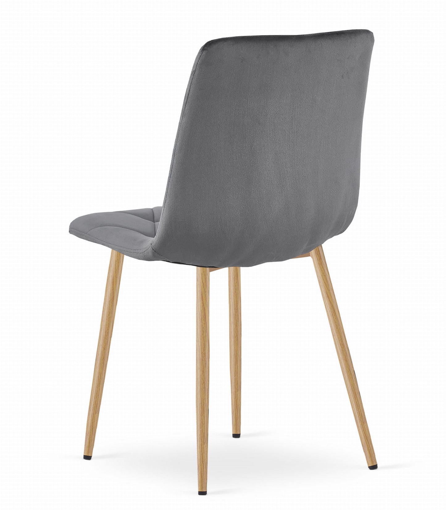 Zestaw stół 120x80cm Dąb Sonoma + 4 krzesła szare