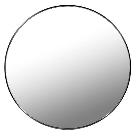 Lustro 80 cm czarna rama